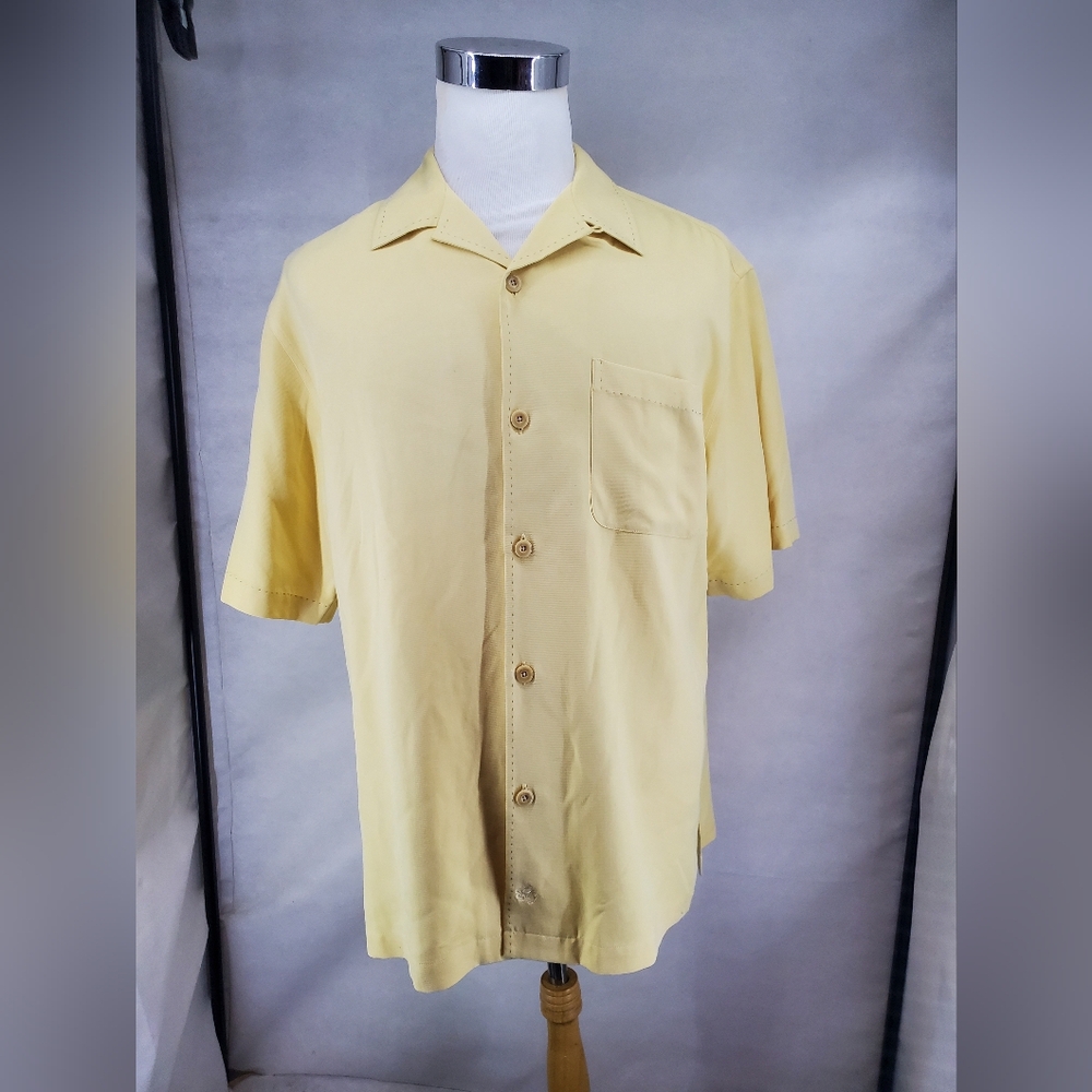 Nat Nast Silk Shirt in Soft Yellow Medium